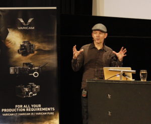 John Christian Rosenlund, FNF. The three versions of the Varicam: the LT, 35 and PURE can be seen to the left.
