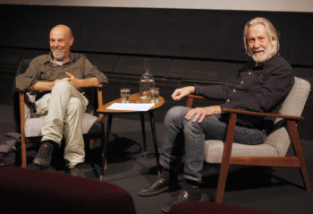 Jämfört med Luciano Tovoli sitter Luca Bigazzi stilla som en buddhistmunk. Man frågar sig om verkligen båda två är italienare? Rolv Håan, FNF, skötte intervjuandet.